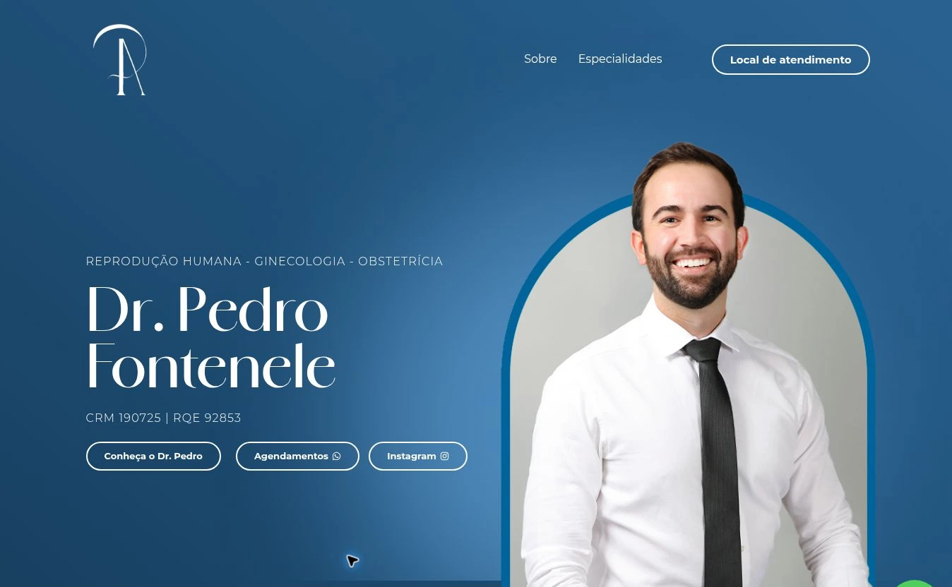 Dr. Pedro Fontenele • Website institucional
